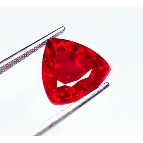 •7.37 Loose Gemstone Natural Mozambique Red Ruby Untreated Fine Gemstone - Picture 2 of 5